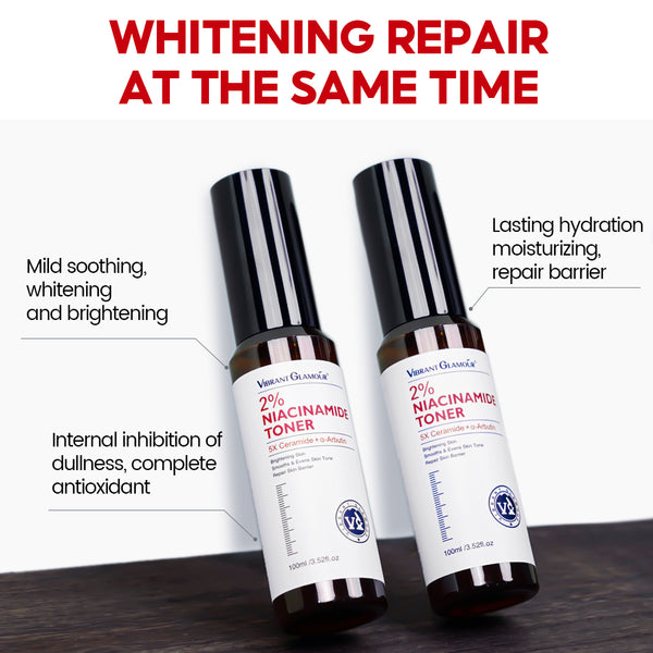 Vibrant Glamour 2% NIACINAMIDE+5X Ceramide +α-Arbutin Essence Toner