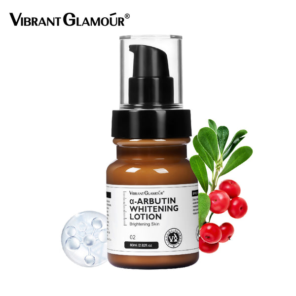 VIBRANT GLAMOUR α-Arbutin Whitening Lotion Niacinamide Reduce Freckles 80ml