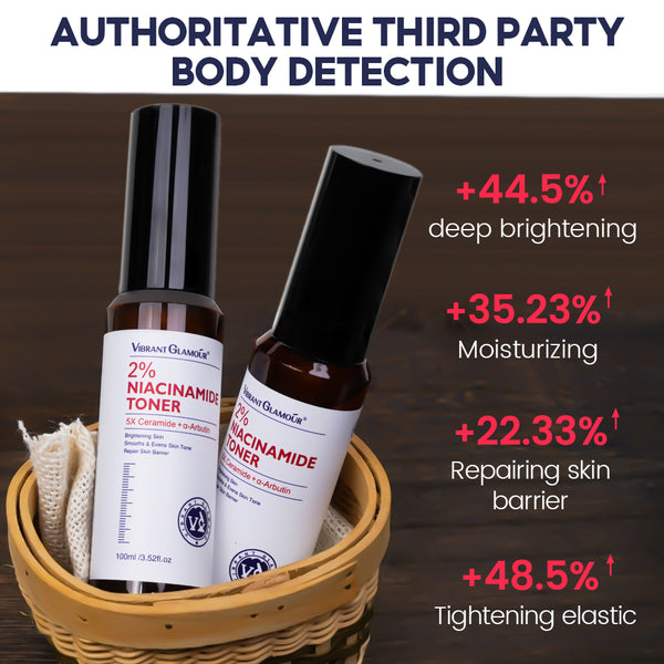 Vibrant Glamour 2% NIACINAMIDE+5X Ceramide +α-Arbutin Essence Toner