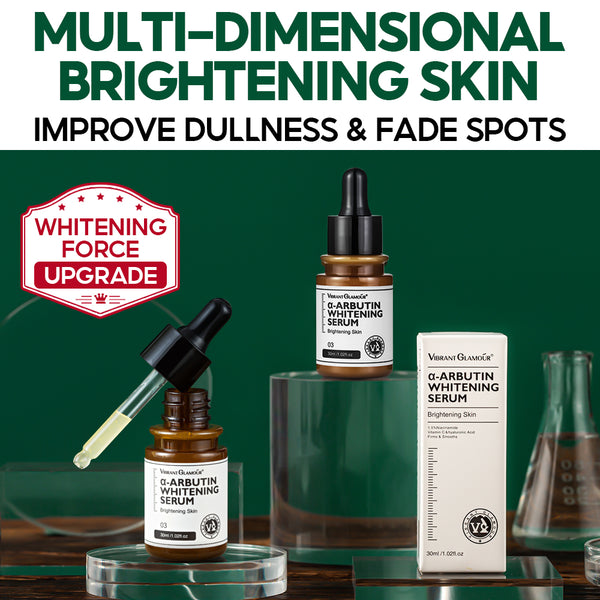 VIBRANT GLAMOUR α-Arbutin Whitening Serum Niacinamide Reduce Dark Spots 30ml