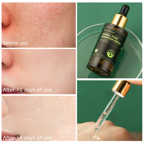 VIBRANT GLAMOUR Herbal Pore Minimizer Serum Deep Cleansing 15ml