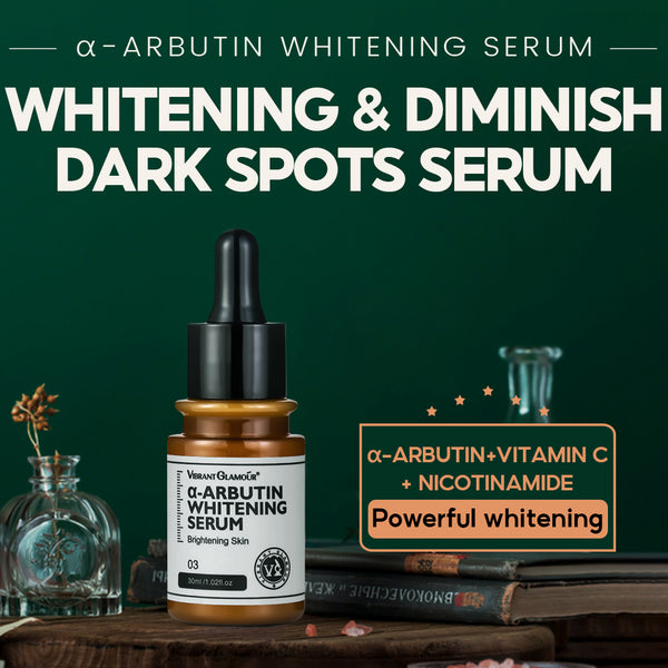 VIBRANT GLAMOUR α-Arbutin Whitening Serum Niacinamide Reduce Dark Spots 30ml