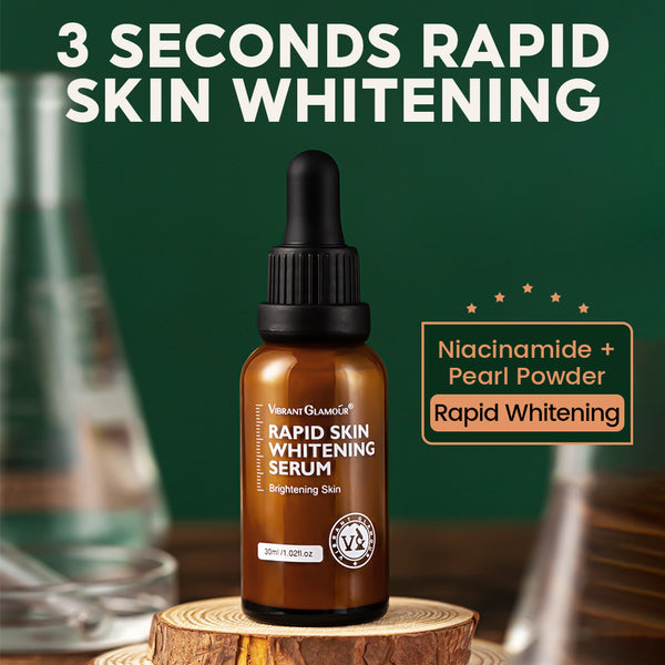 VIBRANT GLAMOUR Rapid Skin Whitening Serum Nicotinamide Pearl Powder Bleaching 30ml