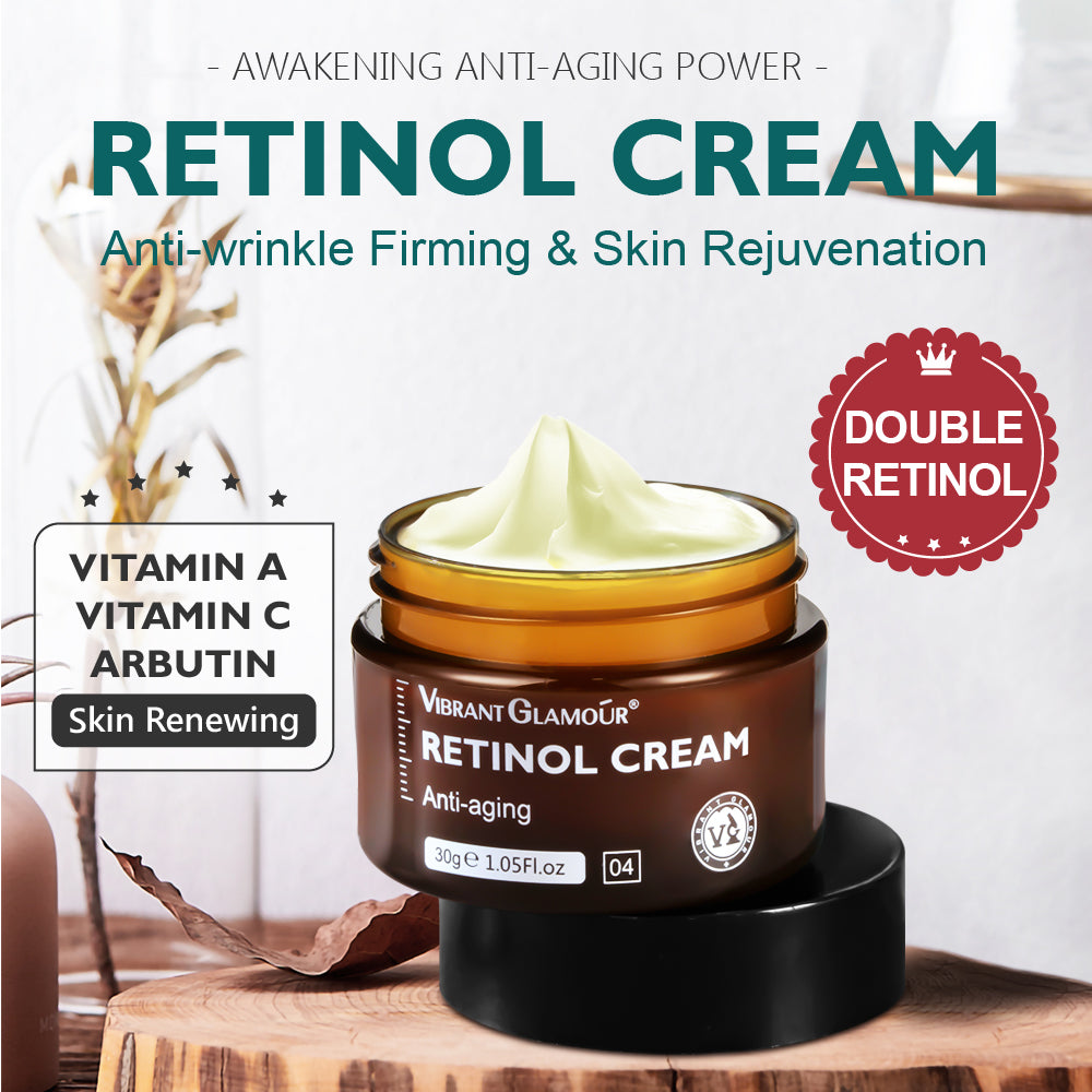 VIBRANT GLAMOUR Retinol Set Face Cream+Facial Serum+Eye Serum VA